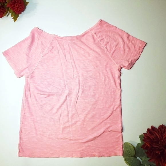 VS PINK NEON PINK EMBELLISHED TEE - Picture 4 of 9